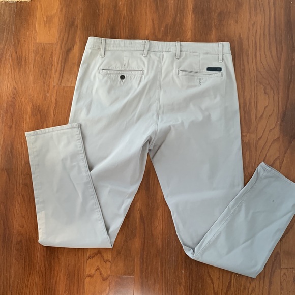 AG Mens Jamison Pants 38R.  Stone or light Grey Color - Picture 7 of 8